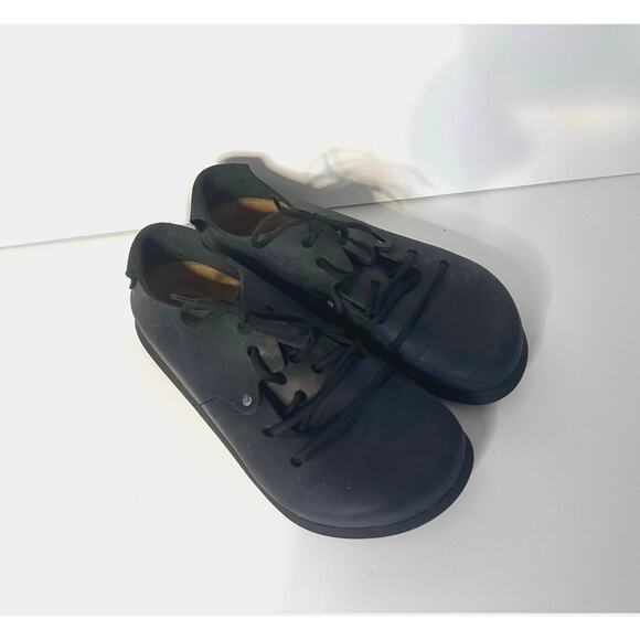 BIRKENSTOCK Montana Oiled Leather Black 40 L9 M7 Lace Up Shoes Comfort - Picture 10 of 10